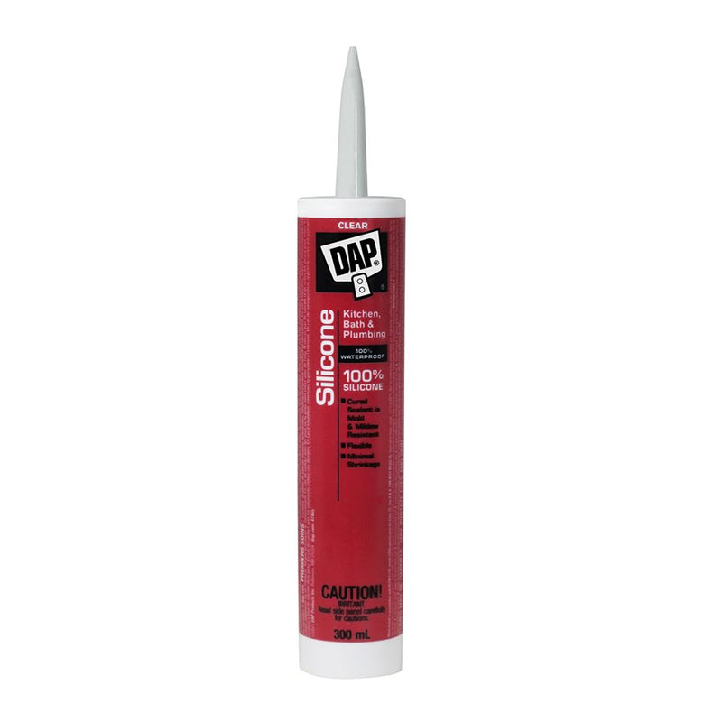 DAP Silicone Kitchen & Bath Sealant 290ml Clear