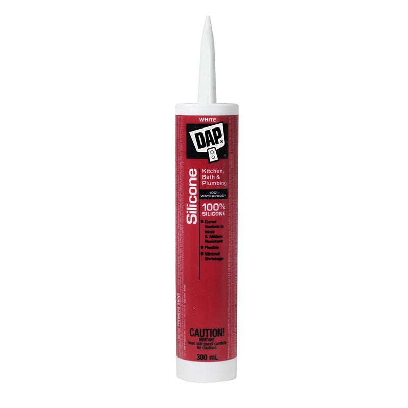 DAP Silicone Kitchen & Bath Sealant 290ml White