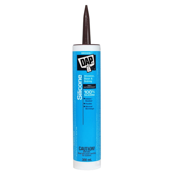 DAP Silicone Window & Door Sealant 290ml Brown