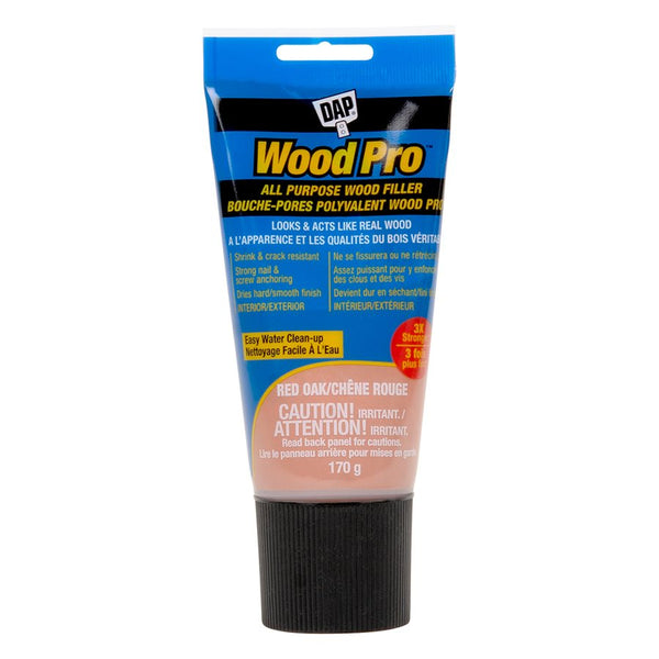 DAP Wood Pro All Purpose Latex Wood Filler Tube 170gr Red Oak