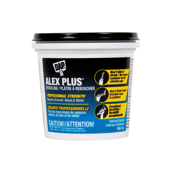 DAP Alex Plus Professional Strength Spackling 946ml