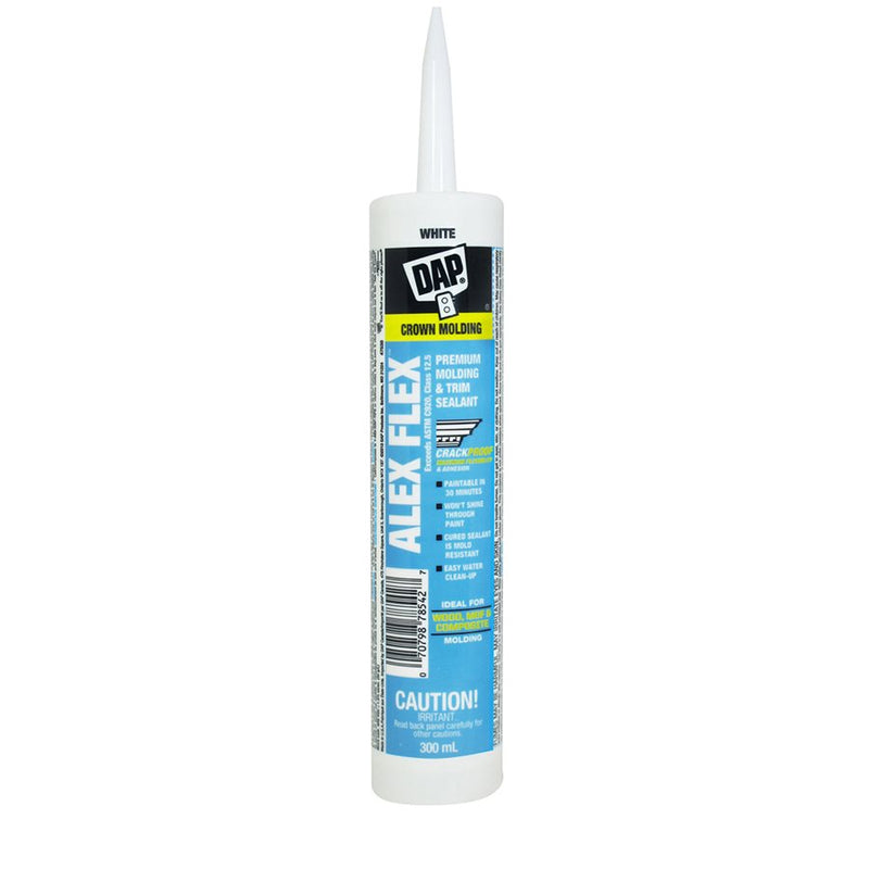 DAP Alex Flex Premium Molding & Trim Latex Sealant 300ml White