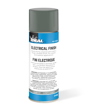 IDEAL INDUSTRIES 40-028 Electrical Finish Paint Medium Gray 16 oz Aerosol Can