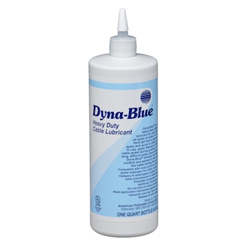 AMERICAN POLYWATER CORPORATION D35 Dyna-Blue® Cable Pulling Lubricant Heavy Duty 1 qt Squeeze Bottle