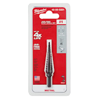 MILWAUKEE 48-89-9201 Step Drill Bit 13 Steps 1/8 in 1/2 in