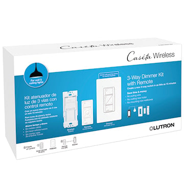 LUTRON P-DIM-3WAY-WH-C TRUE 3 WAY DIM KIT
