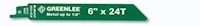 EMERSON PROFESSIONAL TOOLS 353-624 Reciprocating Saw Blade 6 in 24 TPI