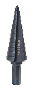 EMERSON PROFESSIONAL TOOLS 34403C Kwik Stepper® Step Drill Bit 12 Steps 4.8 mm 22.2 mm