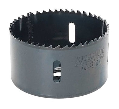 EMERSON PROFESSIONAL TOOLS 825-3-1/4 Hole Saw 3-1/4 in 7/16 in Shank Bi-Metal