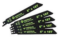 EMERSON PROFESSIONAL TOOLS 353-618 Reciprocating Saw Blade 6 in 18 TPI