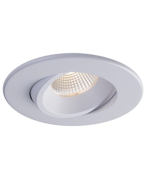 LITELINE RA4-12RG-DTW90WH Luna LED Recessed Fixture 4 in Round 700 lm 100 - 135 VAC, 2000 - 3000 K Regressed, Forward/Reverse-Phase, Triac/ELV Dimming, Gimbal White
