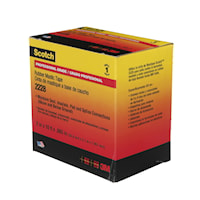 3M CANADA 2228-2X10 Scotch® Mastic Tape Sealing and Insulating 10 ft Lx 2 in W 65 mil Black Ethylene Propylene Rubber