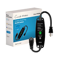 LUTRON PD-15OUT-BL OUTDOOR SMART PLUG BLKIP65