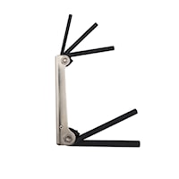 KLEIN TOOLS 70579 Grip-It® Hex Key Set 5 Pieces 5-3/8 in Handle, 2.688 - 3.813 in Key