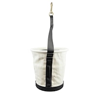 KLEIN TOOLS 5172PS Tapered-Wall Bucket with Shoulder Strap Heavy Duty, 15-Compartment