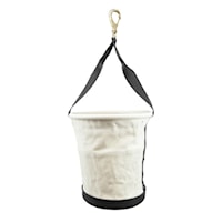 KLEIN TOOLS 5172PS Tapered-Wall Bucket with Shoulder Strap Heavy Duty, 15-Compartment