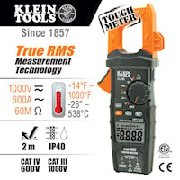 KLEIN TOOLS CL700 Clamp Meter AC, Automatic Selection