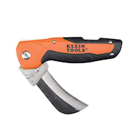 KLEIN TOOLS 44218 Utility Knife with Replaceable Blade 2-1/2 in L Blade 440A Stainless Steel Sheepfoot