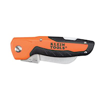KLEIN TOOLS 44218 Utility Knife with Replaceable Blade 2-1/2 in L Blade 440A Stainless Steel Sheepfoot