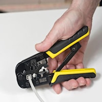 KLEIN TOOLS VDV226-011-SEN Modular Crimper 28-22 AWG Yellow/Black
