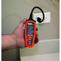 KLEIN TOOLS RT310 AFCI/GFCI Electrical Battery Operated Outlet Tester AFCI/GFCI Electrical Battery Operated Outlet Tester 120 VAC,