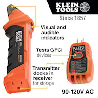 KLEIN TOOLS ET310 Digital Circuit Breaker Finder Electronic Tester