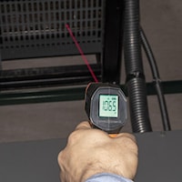 KLEIN TOOLS IR1 Laser Infrared Thermometer Infrared Thermometer With Targeting Laser 10:1 Ratio