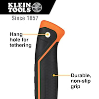 KLEIN TOOLS H80816 STRAIGHT-CLAW HAMMER, 16 OZ, 13"
