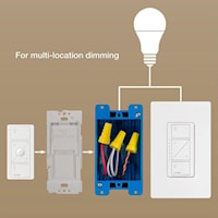 LUTRON PICO-WBX-ADAPT Pico® Wallplate Adapter Wallbox adaptor Surface, Vertical
