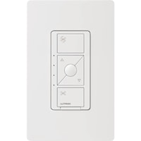 LUTRON PD-FSQN-WH Caseta® Quite Fan Speed Control Wireless, Multi-Location, Single Pole White