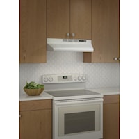 VENMAR BU230WH Range Hood 160 ft³/min 17-1/2 in L x 30 in W x 6 in H White, Black Trim