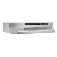 VENMAR BU230SS Range Hood 160 ft³/min 30 in W x 17-1/2 in D x 6 in H Stainless Steel
