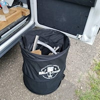 RACK-A-TIERS 51000 Garbage Can Exploding, Collapsible Black