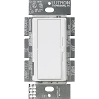 LUTRON DVFSQ-FH-WH-CSA Diva Fan Controller 3 Speed Quiet, Slide/Paddle Switch 1.5 A, White