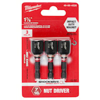 MILWAUKEE 49-66-4526 Shockwave™ Nut Driver Bit 1/4 in Hex