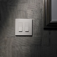 LUTRON CW-2-WH Claro Duplex Receptacle Wallplate 2 Gangs White 119 mm Lx 121 mm W