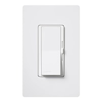 LUTRON DVCL-253P-WH Diva Dimmer Switch 120 V, White