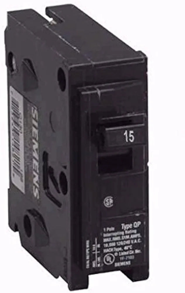 Siemens Q115 15 Amp Single Pole Circuit Breaker