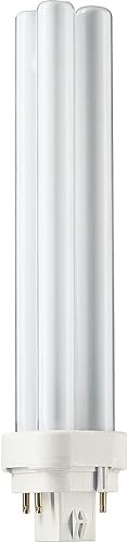26W Quad-Tube 4100K G24Q3 4 Pin Base Fluorescent, QT26/41-4P