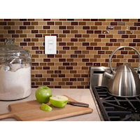 LUTRON CTCL-153P-WH Skylark Contour™ Dimmer Switch 120 VAC, 150 W LED/CFL or 600 W Incandescent/Halogen White/Gloss