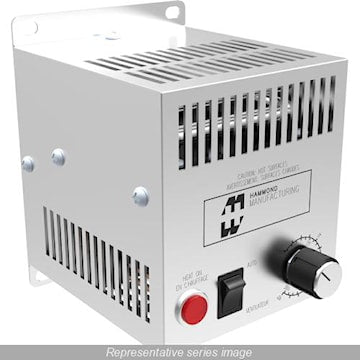 HAMMOND MANUFACTURING FLHTF1300A230 1300W HEATER, 220/240VACW/ THERMOSTAT