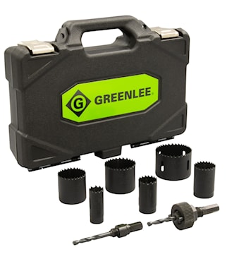 Bi-Metal Blade Hole Saw Kit 1/2 - 2 in Conduit TOOLJA
