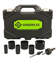 Bi-Metal Blade Hole Saw Kit 1/2 - 2 in Conduit TOOLJA
