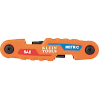 KLEIN TOOLS 70590 COMPACT FOLDING HEX 12-KEY SET