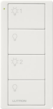 LUTRON PJ2-4B-GWH-L21 Pico Wireless Remote Control Switch Wireless remote control White