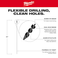 MILWAUKEE 48-13-8256 MILWAUKEE Cable Bit 9/16 in High Speed Steel
