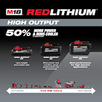 MILWAUKEE 48-11-1812 High Output™, M18™, RedLithium Battery Pack
