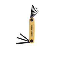 KLEIN TOOLS 70575 Grip-It® Hex Key Set 9 Pieces 3.813 in Handle, 1.391 - 1.844 in Key