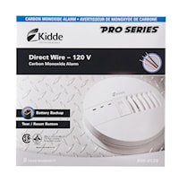 KIDDE 900-0128-001 120V Carbon Monoxide Alarm with 9V Battery Backup