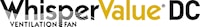 WhisperValue DC™ Ventilation Fan 120V COOLJA